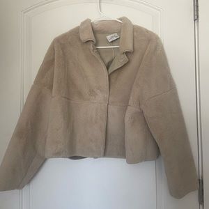 Urban Outfitters Fleece Crop Jacket